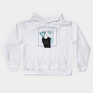 Cat mom version 3 Kids Hoodie